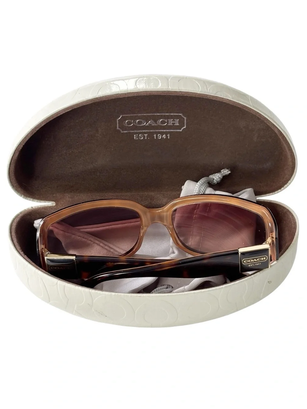 Coach vintage Delphine S443 Tortoise women’s sunglasses w/Coach Case | 57.17.125